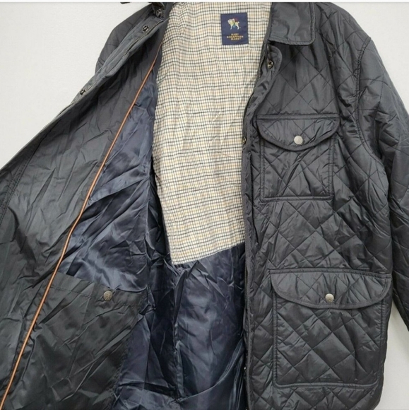 Hart Schaffner Marx Middlebury Navy Quilted Jacket (XL) - Picture 8 of 10